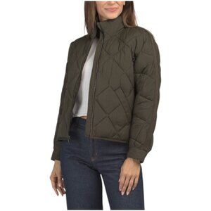 BCBGMAXAZRIA Diamond Quilted Short Bomber